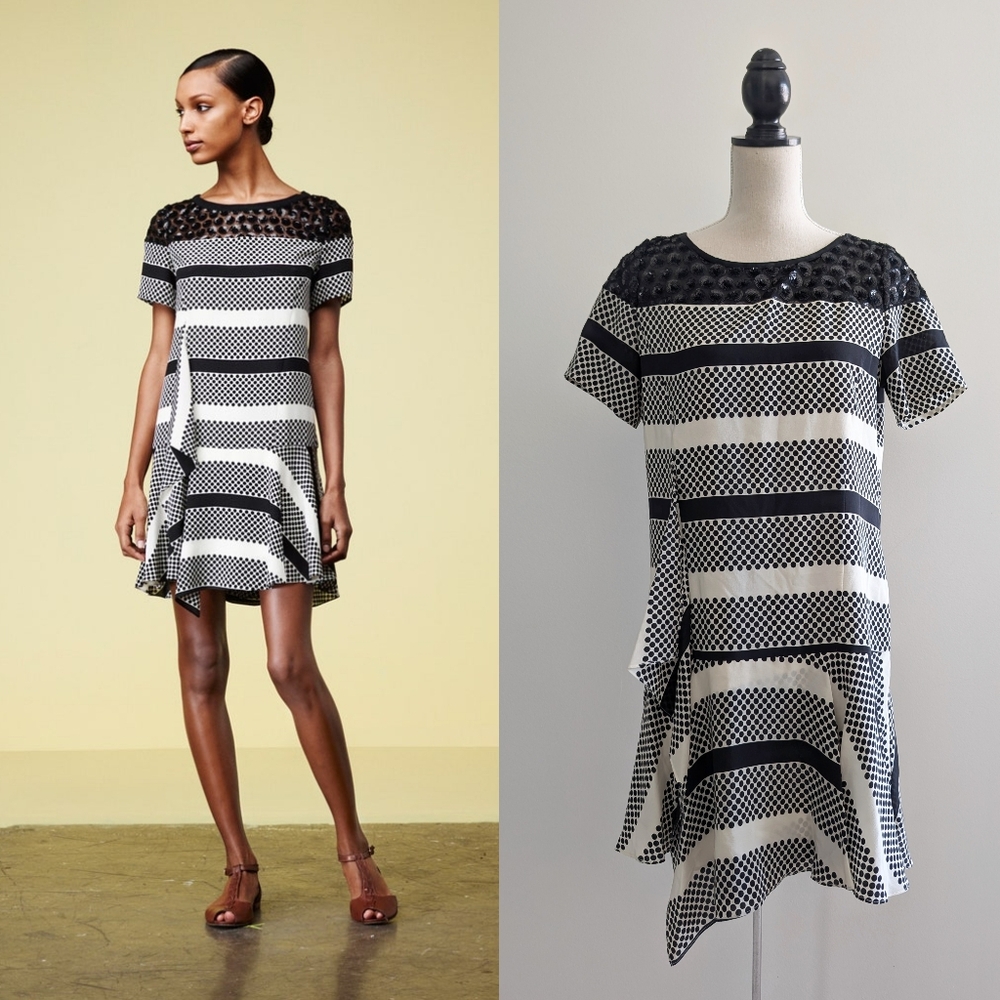 Like new Sz 6 Thakoon Addition Silk & Sequin Dress